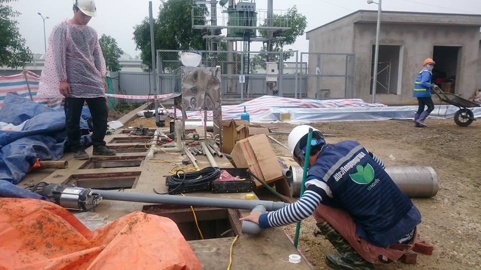 Hệ thống xử lý nước thải nhà máy Marujyu Hà Nam